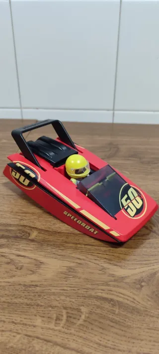 Playmobil Lancha Roja Speedway 50 modelo4341