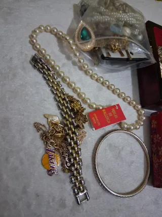 Lote Joyas Antiguas Oro y Plata