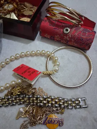 Lote Joyas Antiguas Oro y Plata