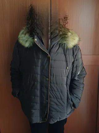 Abrigo señora marrón