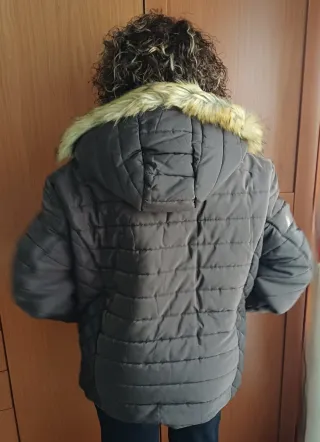 Abrigo señora marrón