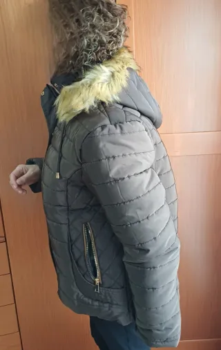 Abrigo señora marrón