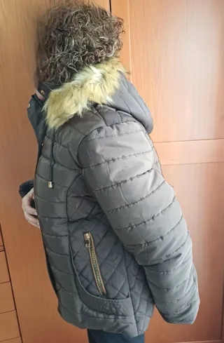 Abrigo señora marrón