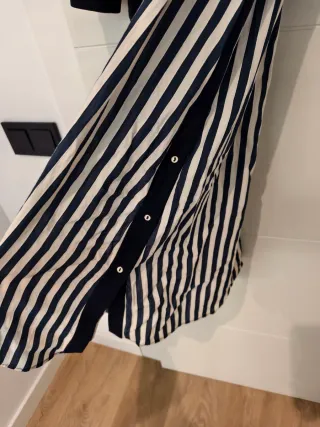 Vestido camisero Zara rayas