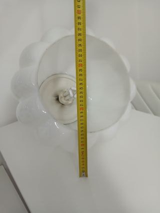 Lampadario Sospensione Vetro Bianco