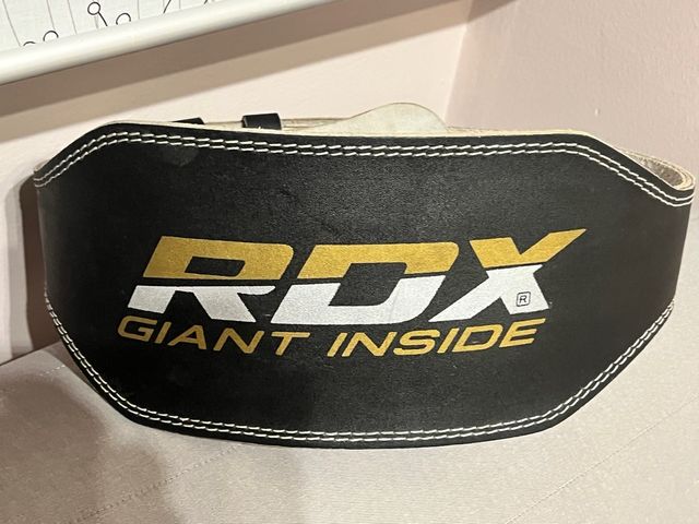 Cinturão Gym RDX Giant Inside Preto Tamanho L