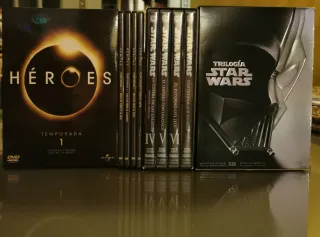 Héroes T1 y Trilogía Star Wars DVD