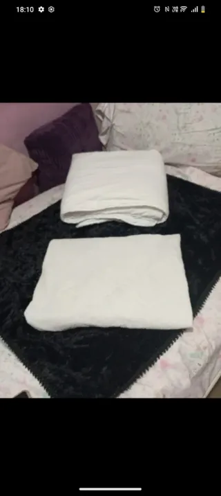 Edredón y protector Ikea