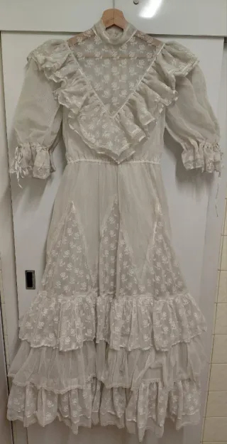 Vestido Vintage Ibicenco Años 70