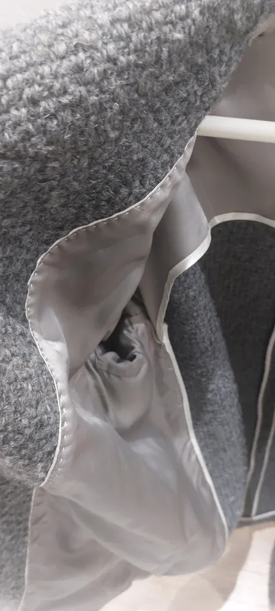 Abrigo Massimo Dutti Gris