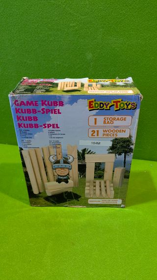 King Kubb Madera Abedul Juego Familia Jardín Ajedr