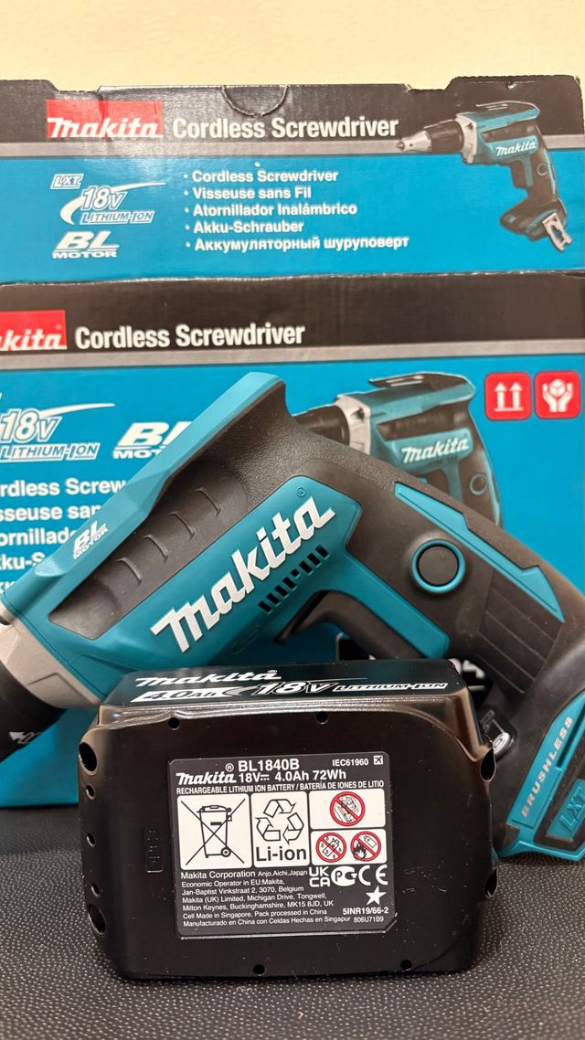 Atornillador inalámbrico de Pladur con batería