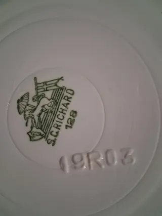 Piatti SC RICHARD  porcellana decoro oro