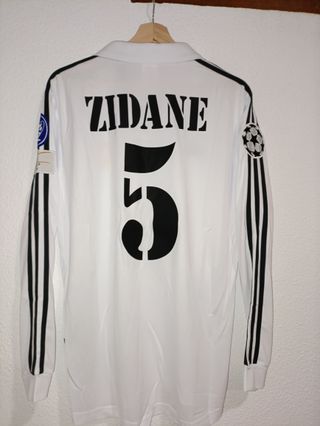 Camiseta Zidane 5 volea 2002 leyenda retro fútbol