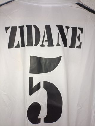 Camiseta Zidane 5 volea 2002 leyenda retro fútbol