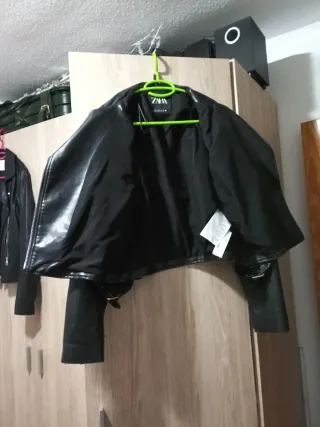 Chaqueta Zara Negra Talla M