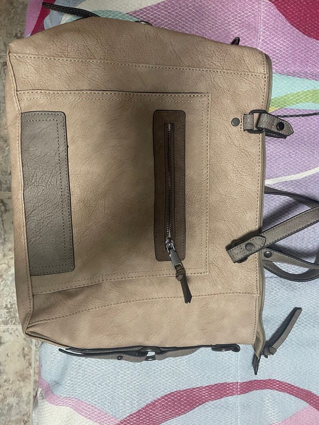 Bolso Beige y Marrón