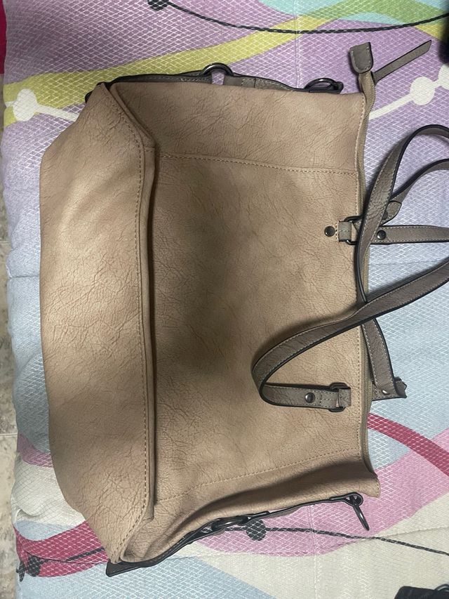 Bolso Beige y Marrón