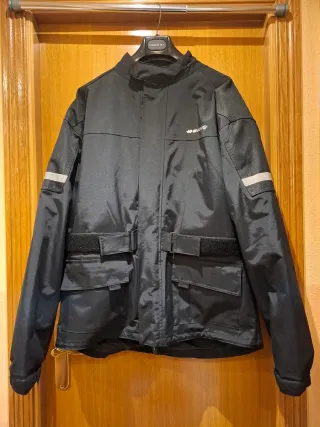 Chaqueta Moto Negra Hombre