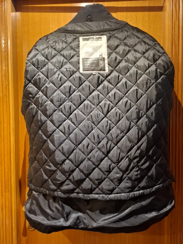 Chaqueta Moto Negra Hombre