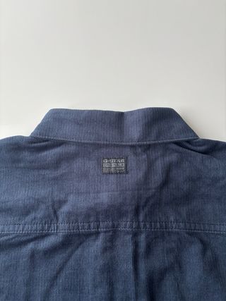 Camisa de pana azul G-Star nueva