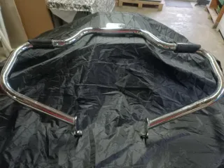 Defensas Mustache Cromadas - Fat Boy