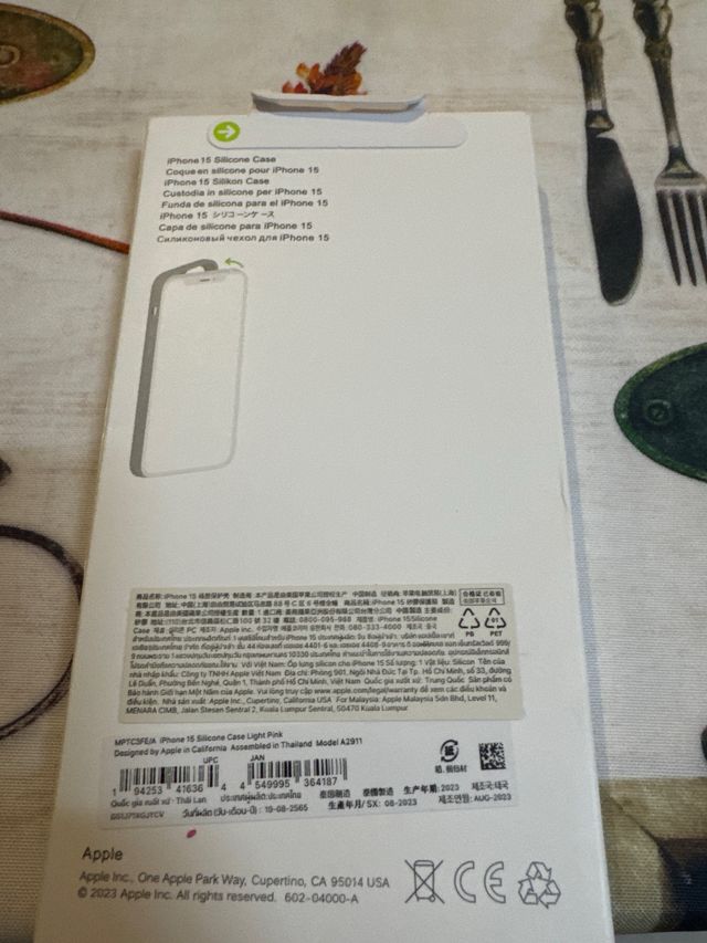 Custodia iPhone 15 Rosa in Silicone MagSafe