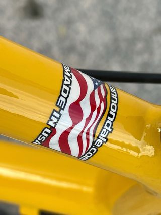 Bicicleta Carretera Cannondale R500 Amarilla