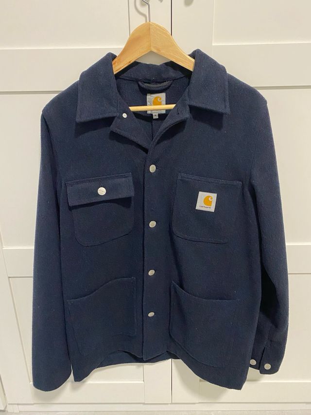 Abrigo Carhartt Azul  Navy Heather Gil Coat