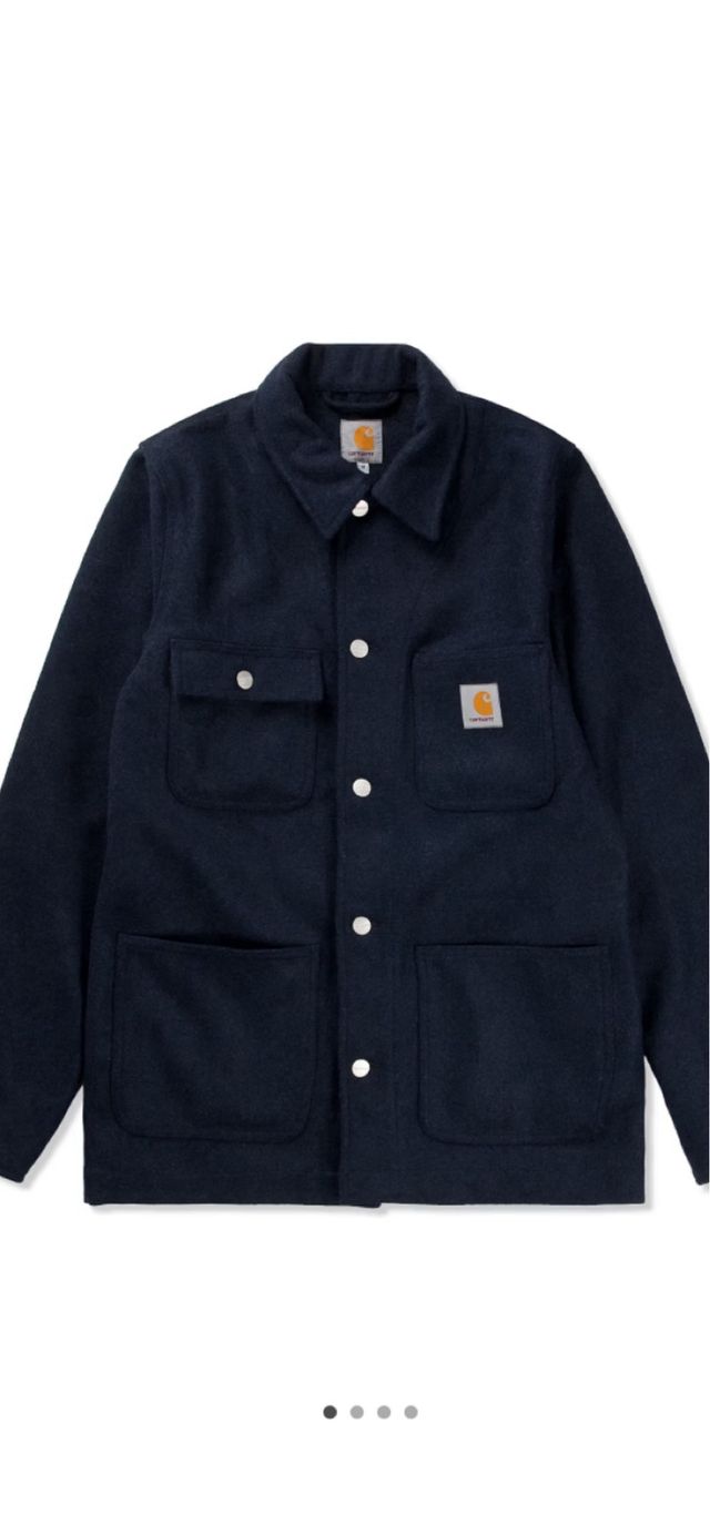 Abrigo Carhartt Azul  Navy Heather Gil Coat
