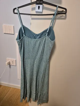 Abito da sera azzurro scintillante