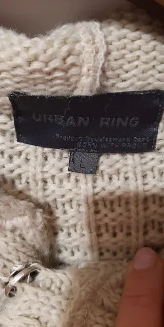 Cardigan Urban Ring Uomo L Beige