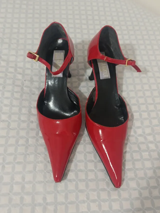 Zapatos Rojos Punta