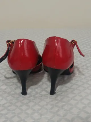 Zapatos Rojos Punta