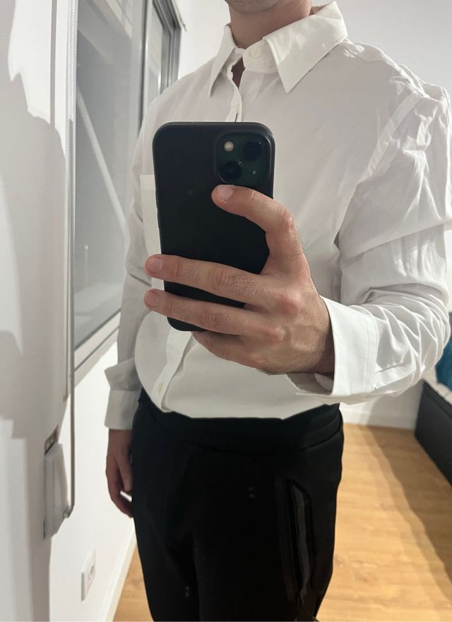 Camisa blanca de vestir