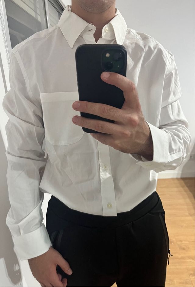Camisa blanca de vestir