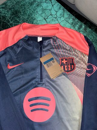 Chándales de Nike Barça Negro/Morado rosa/azul