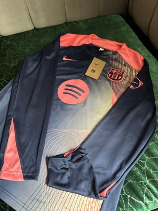 Chándales de Nike Barça Negro/Morado rosa/azul