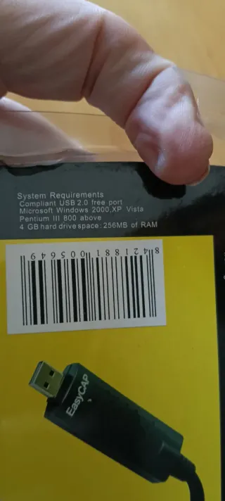 Easy CAPture USB 2.0 Capturadora Video Audio