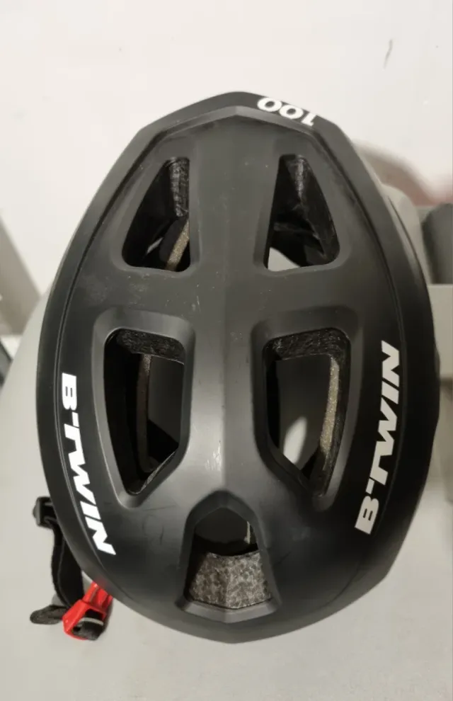 Casco Ciclismo Btwin 100 Negro