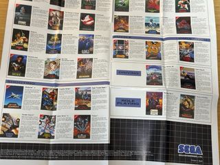 Póster Catálogo Sega Super Monaco GP