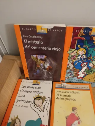Libros barco de vapor serie naranja