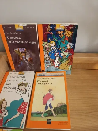 Libros barco de vapor serie naranja