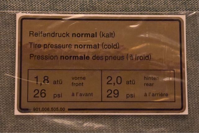 Porsche 911 2.7 - 3.0  Juego Placas Adhesivas