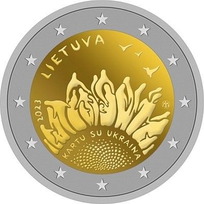 2 EUROS CONMEMORATIVOS LITUANIA 2023