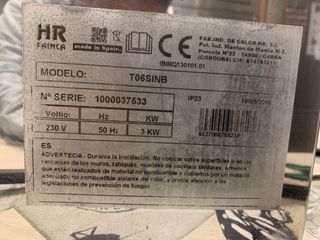 Tostadora Industrial HR T-06 S