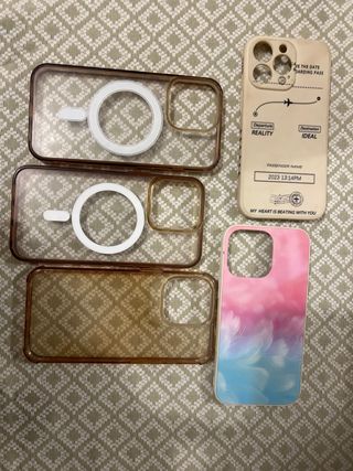 Fundas iPhone 13 Pro vendo pack 5