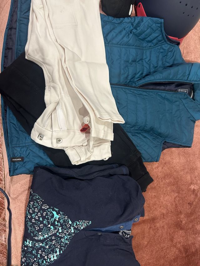 Chaleco acolchado azul marino talla 12/14