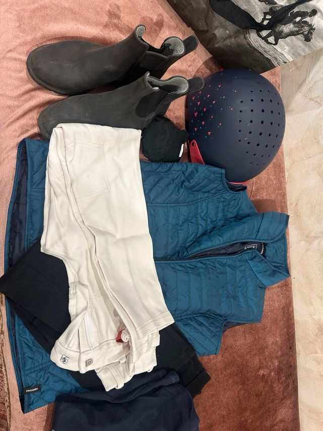 Chaleco acolchado azul marino talla 12/14