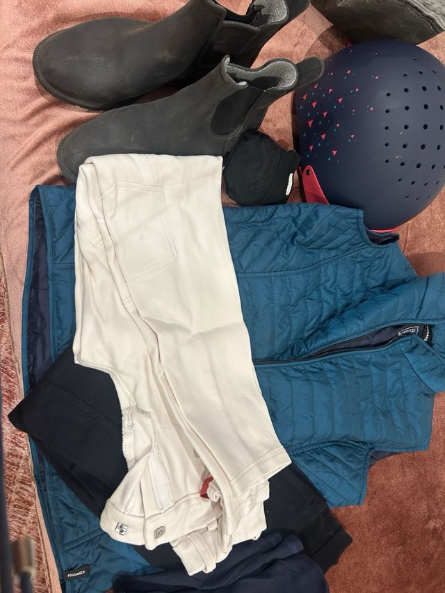 Chaleco acolchado azul marino talla 12/14